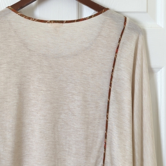 Tiny Anthropologie Sammi Sequined & Floral Long Dolman Balloon Sleeve Top Small - Picture 12 of 13